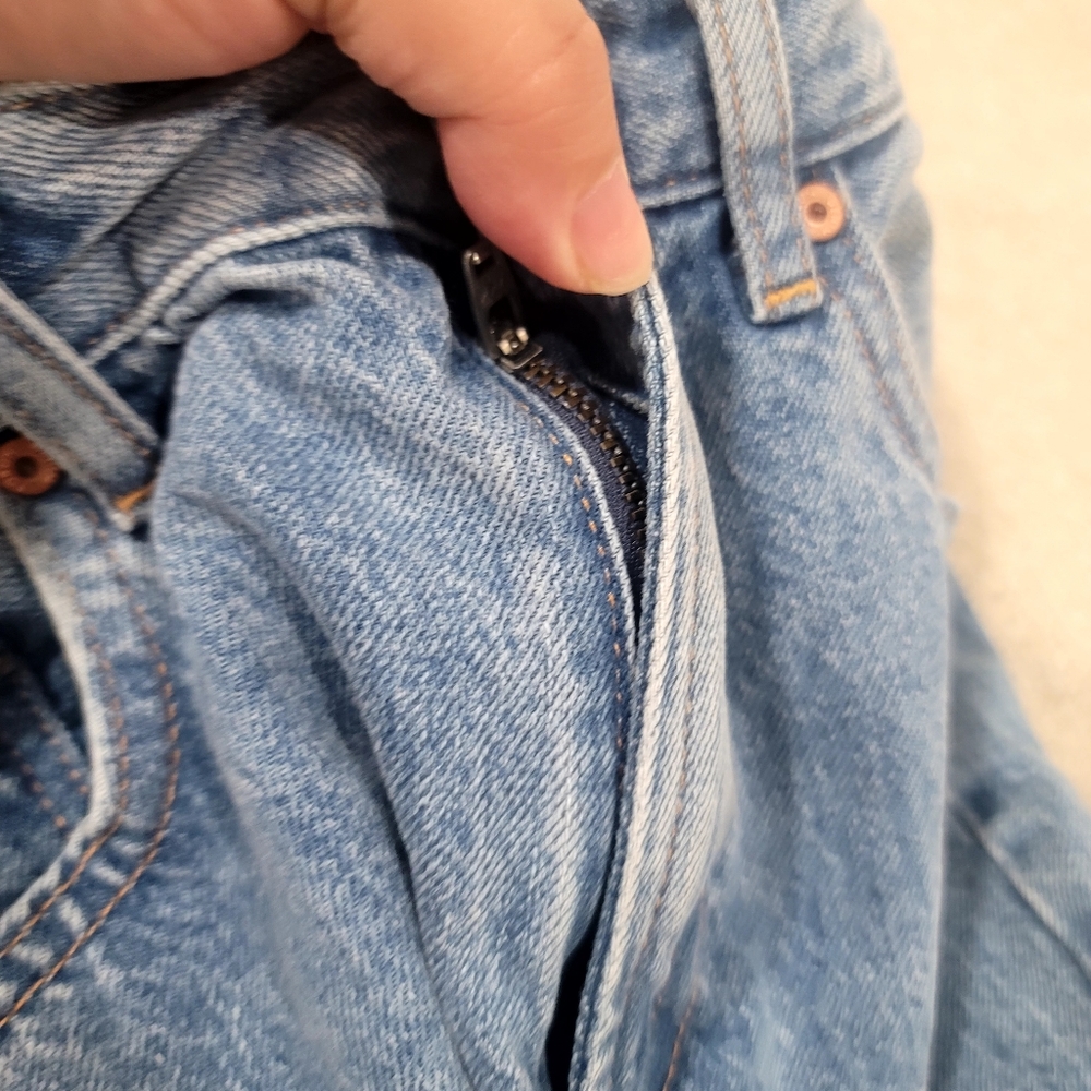 ​Aritzia Denim Forum The Farrah Hi-Rise Wide Leg Jeans Ozone Bleu 23 - Picture 11 of 17